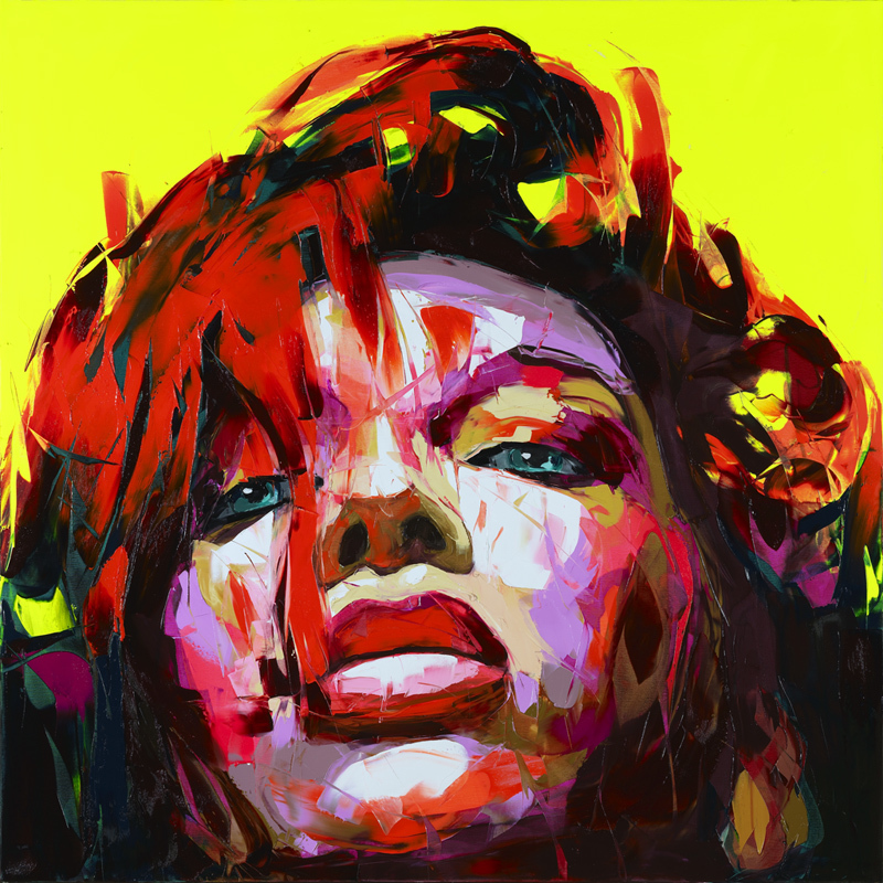 Francoise Nielly Portrait Palette Painting Expression Face082